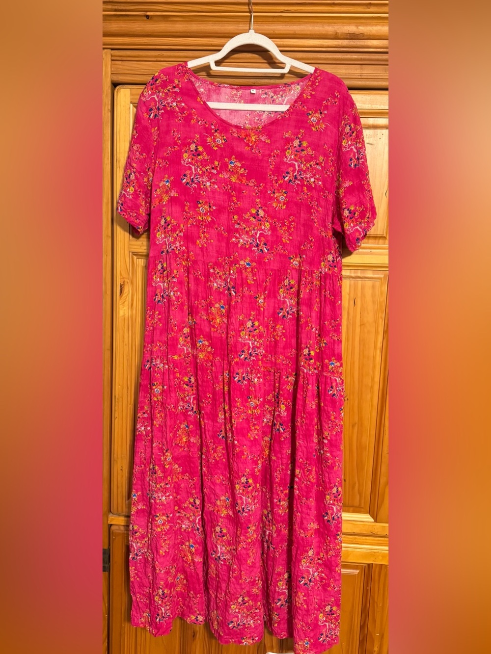 Womenโs Hot Pink Summer Dress